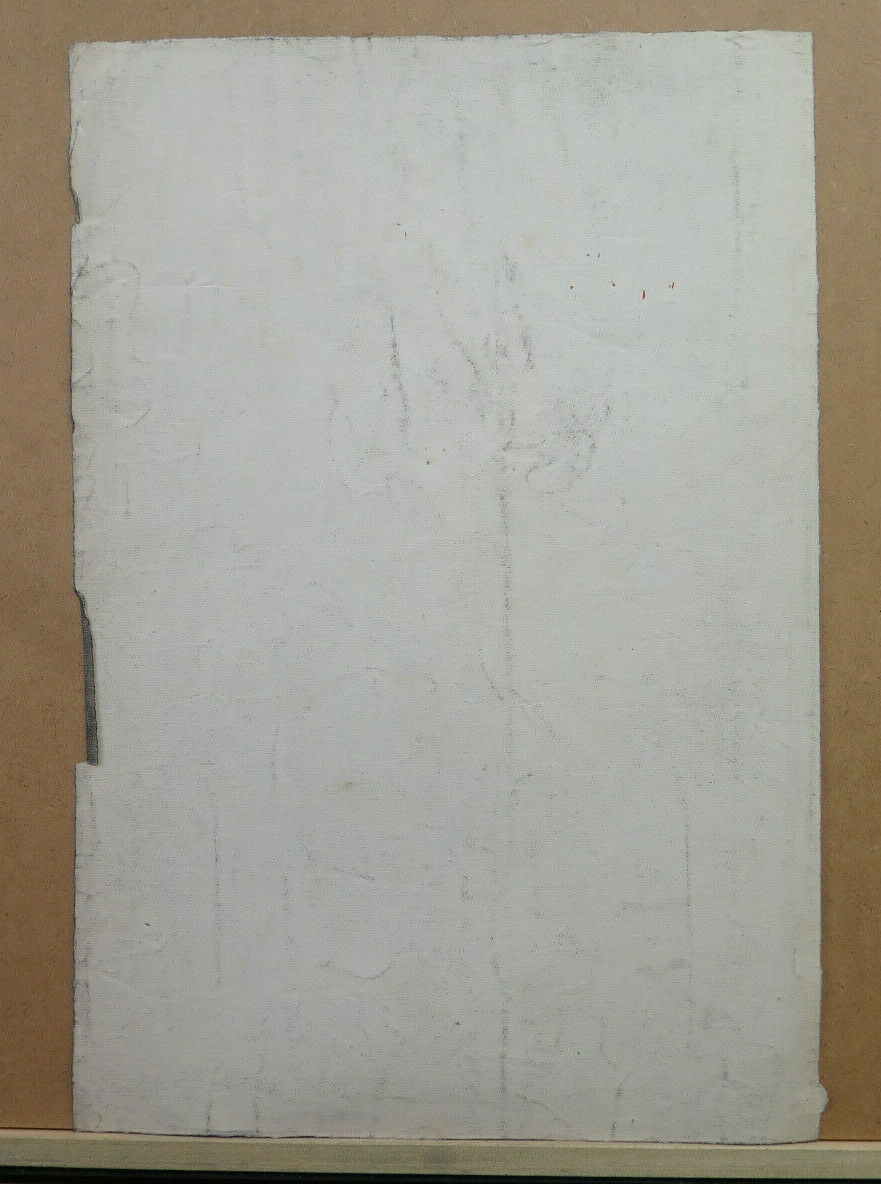 ANCIENT DRAWING WORK OF THE PAINTER Pierre Duteurtre DUT FEMALE FIGURE BM53.1