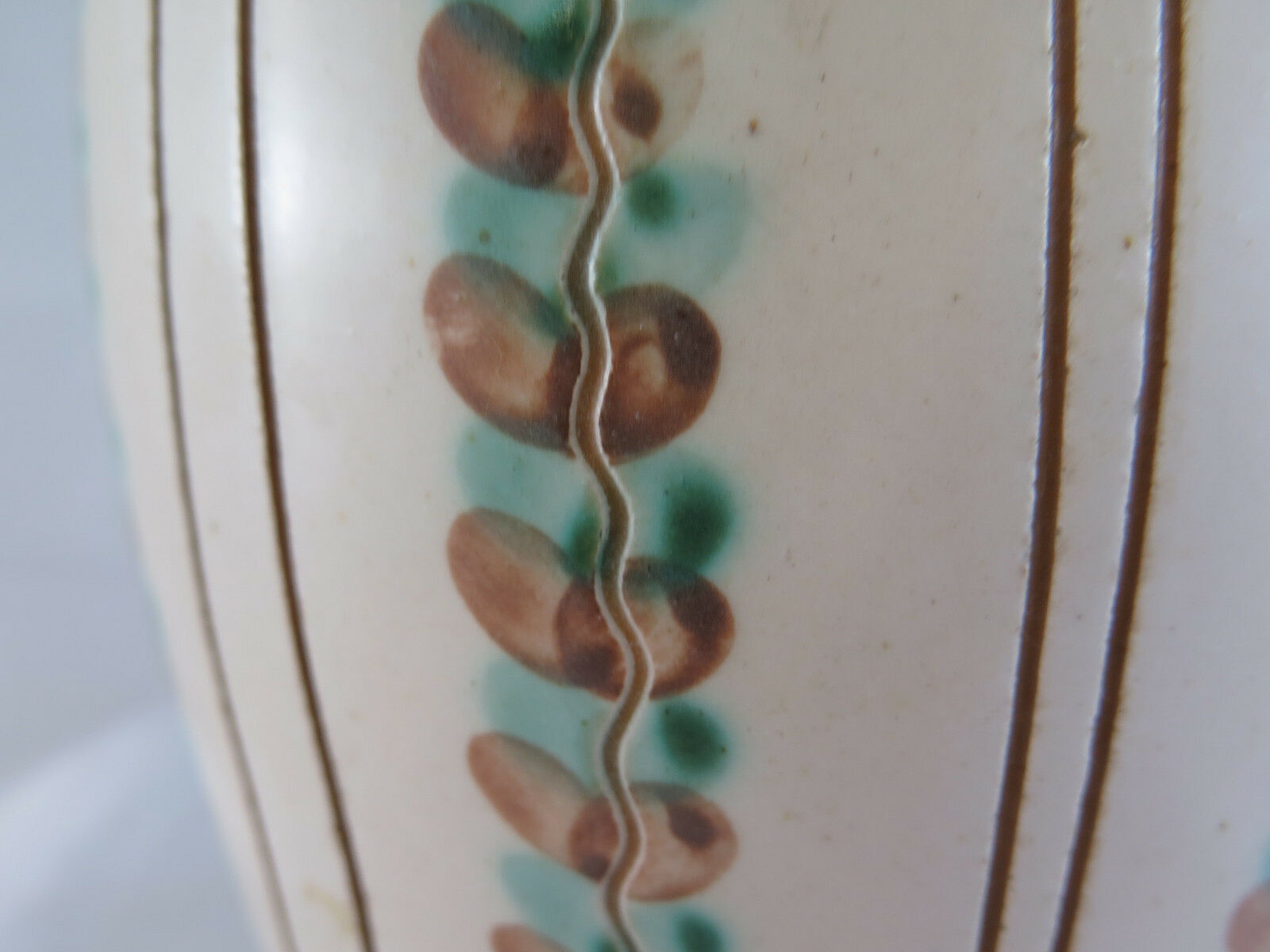 VASO IN CERAMICA ANTICO BORNHOLM DANIMARCA BORNHOLM CERAMIC VASE DENMARK R86 - Belbello Antiques