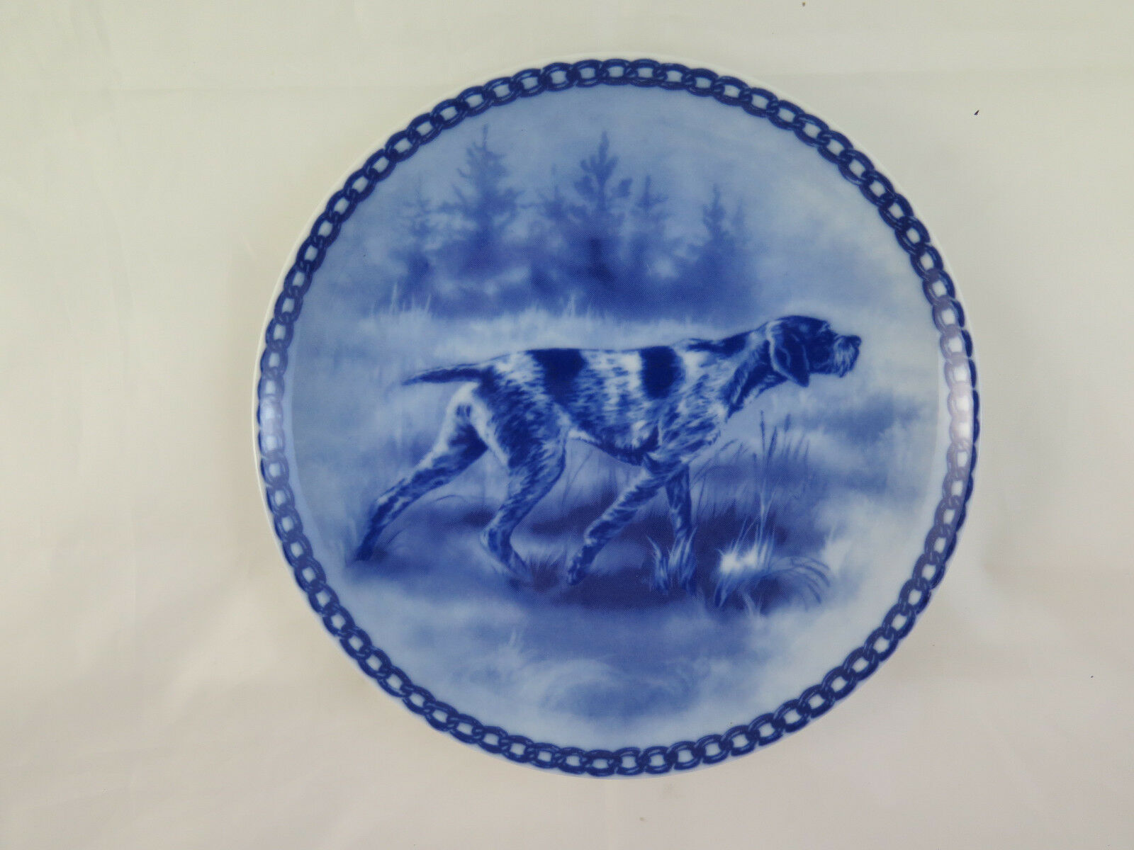 PIATTO IN CERAMICA TOVE SVENDSEN HUNDEPLATTE DEUTSCH STICKELHAAR DANIMARCA R77 - Belbello Antiques