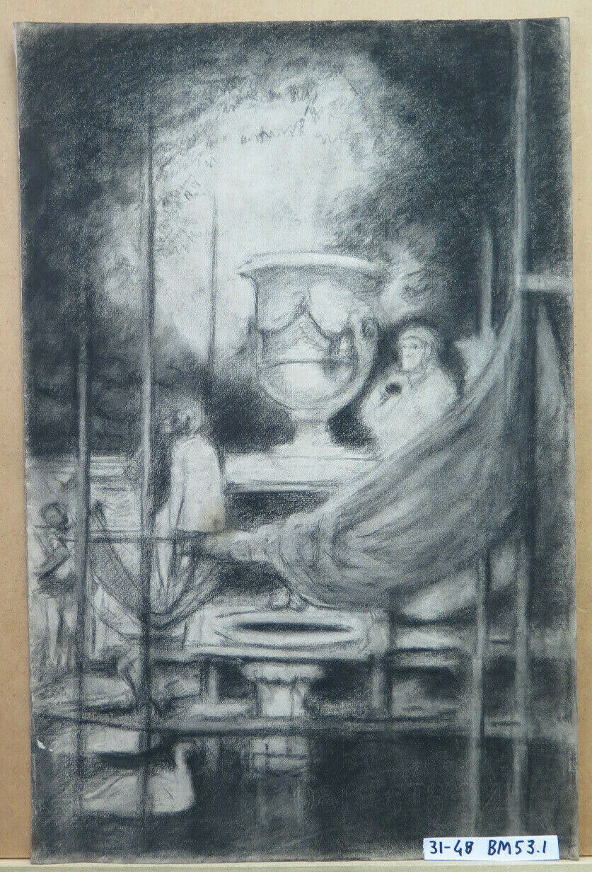 GRANDE DISEGNO ANTICO STILE NEOCLASSICO OPERA Pierre Duteurtre detto DUT BM53.1