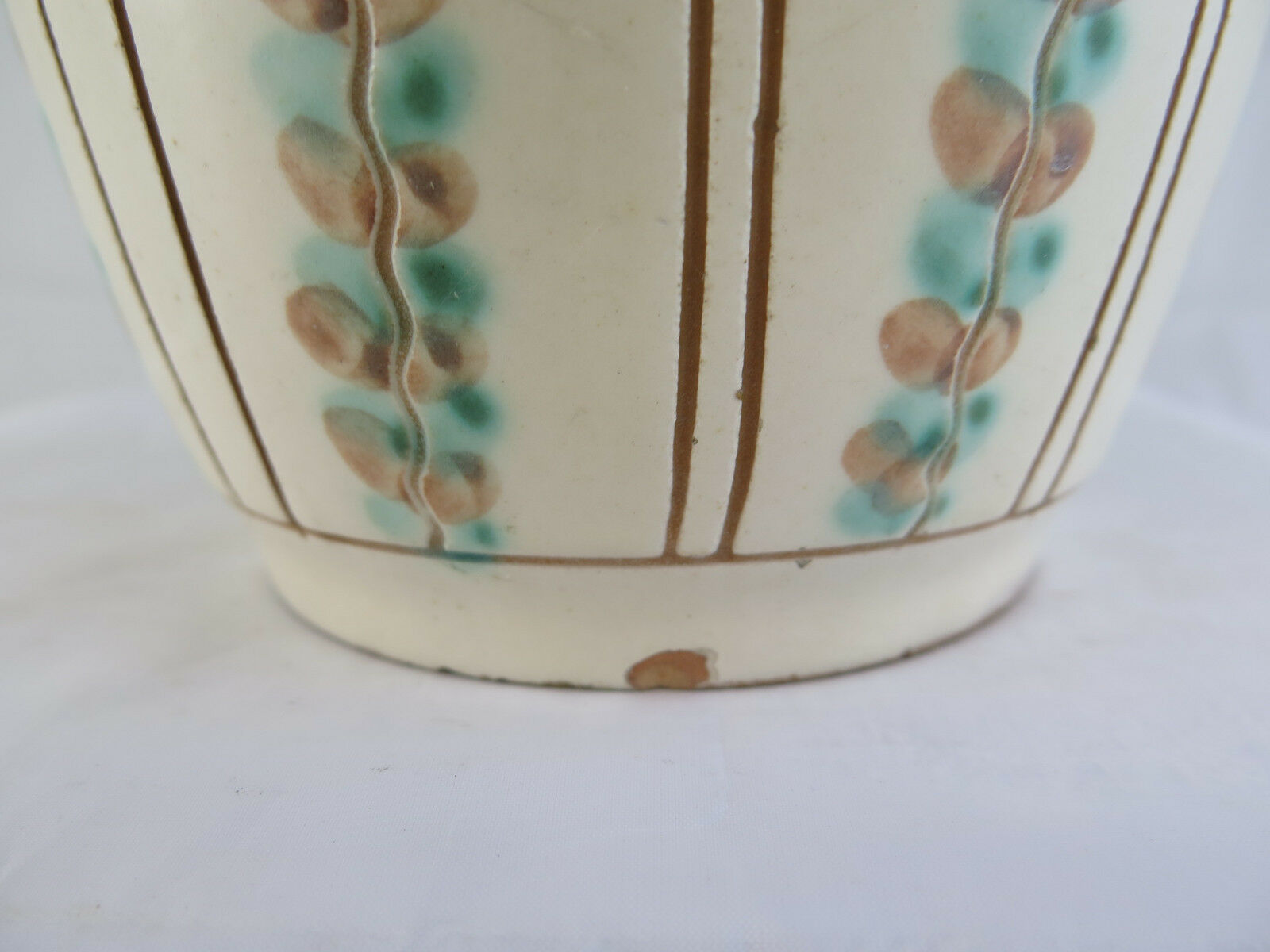 VASO IN CERAMICA ANTICO BORNHOLM DANIMARCA BORNHOLM CERAMIC VASE DENMARK R86 - Belbello Antiques