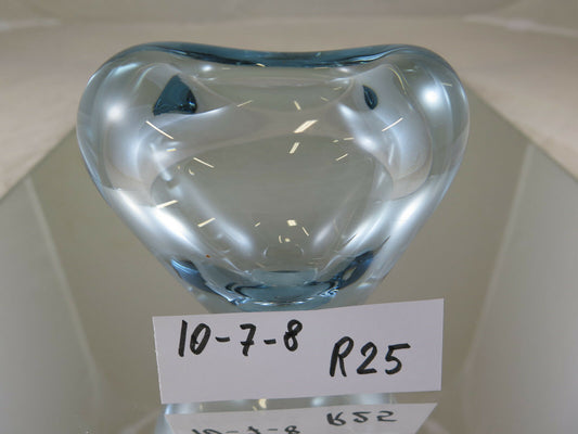 HOLMEGAARD ​​VASE 1960 MODERN VINTAGE GLASS VASE SCANDINAVIAN DESIGN R25