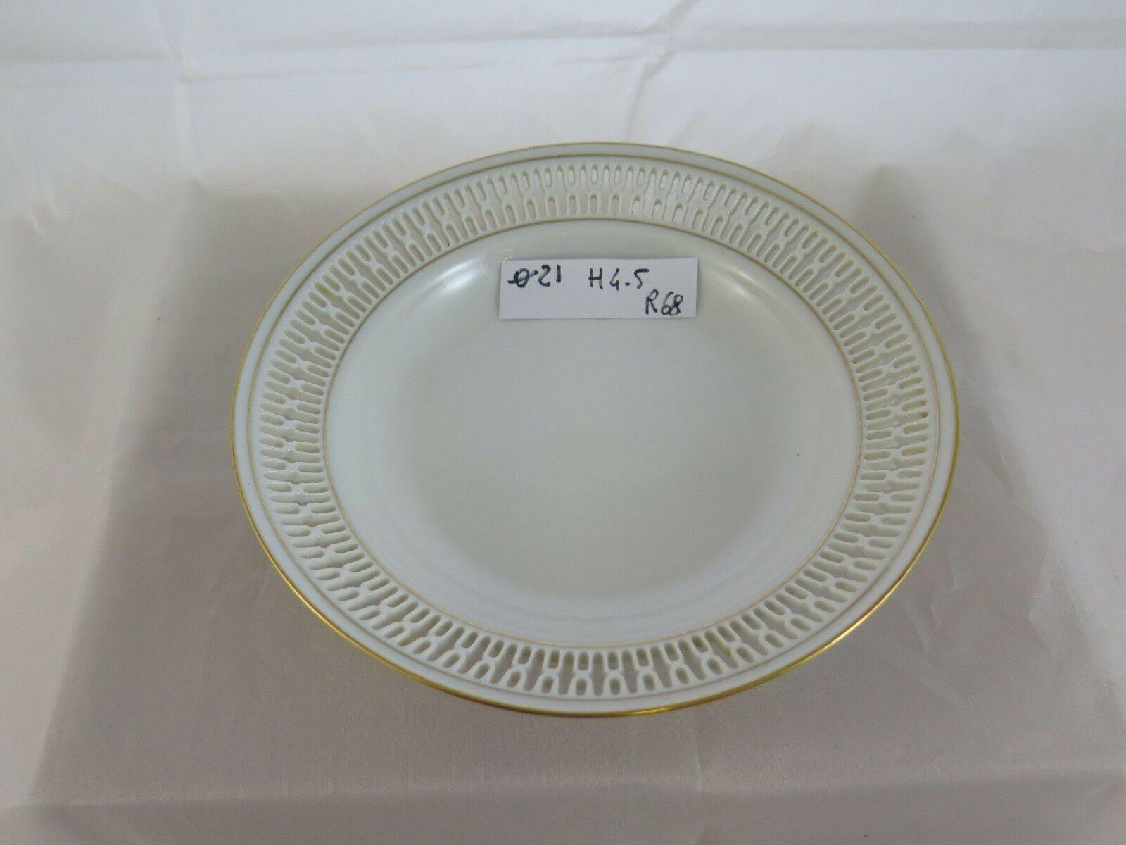 PIATTO IN CERAMICA B&G BING AND GRONDHAL 323 DANIMARCA VINTAGE CERAMIC PLATE R68 - Belbello Antiques