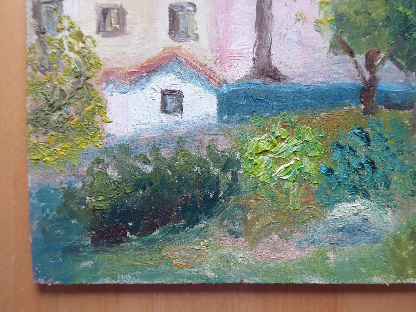 SMALL OIL PAINTING IN IMPRESSIONIST STYLE WORK SPANISH PAINTER MD2