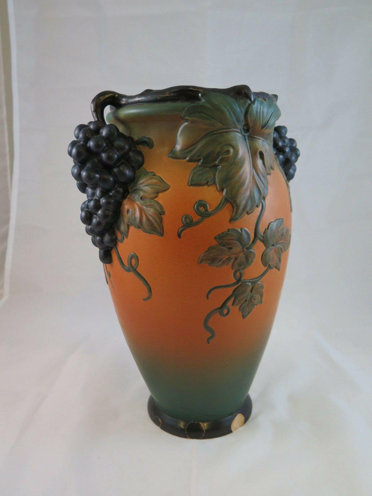 VASO IN CERAMICA VINTAGE P. IPSEN P&E POTTERY DENMARK VASE SCANDINAVIA R75 - Belbello Antiques