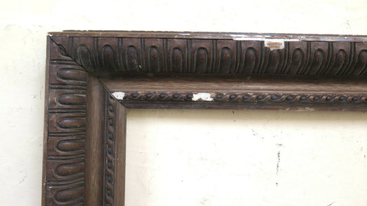 80x100 cm CORNICE PER QUADRI ANTICA IN LEGNO DA RESTAUARARE CORNICE CB - Belbello Antiques