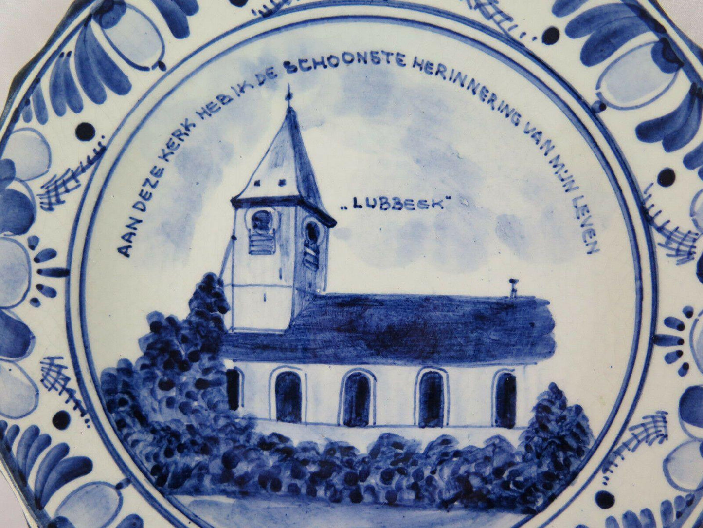 PIATTO IN CERAMICA DA COLLEZIONE DI LUBECCA GERMANIA CERAMIC Lübeck PLATE R32 - Belbello Antiques