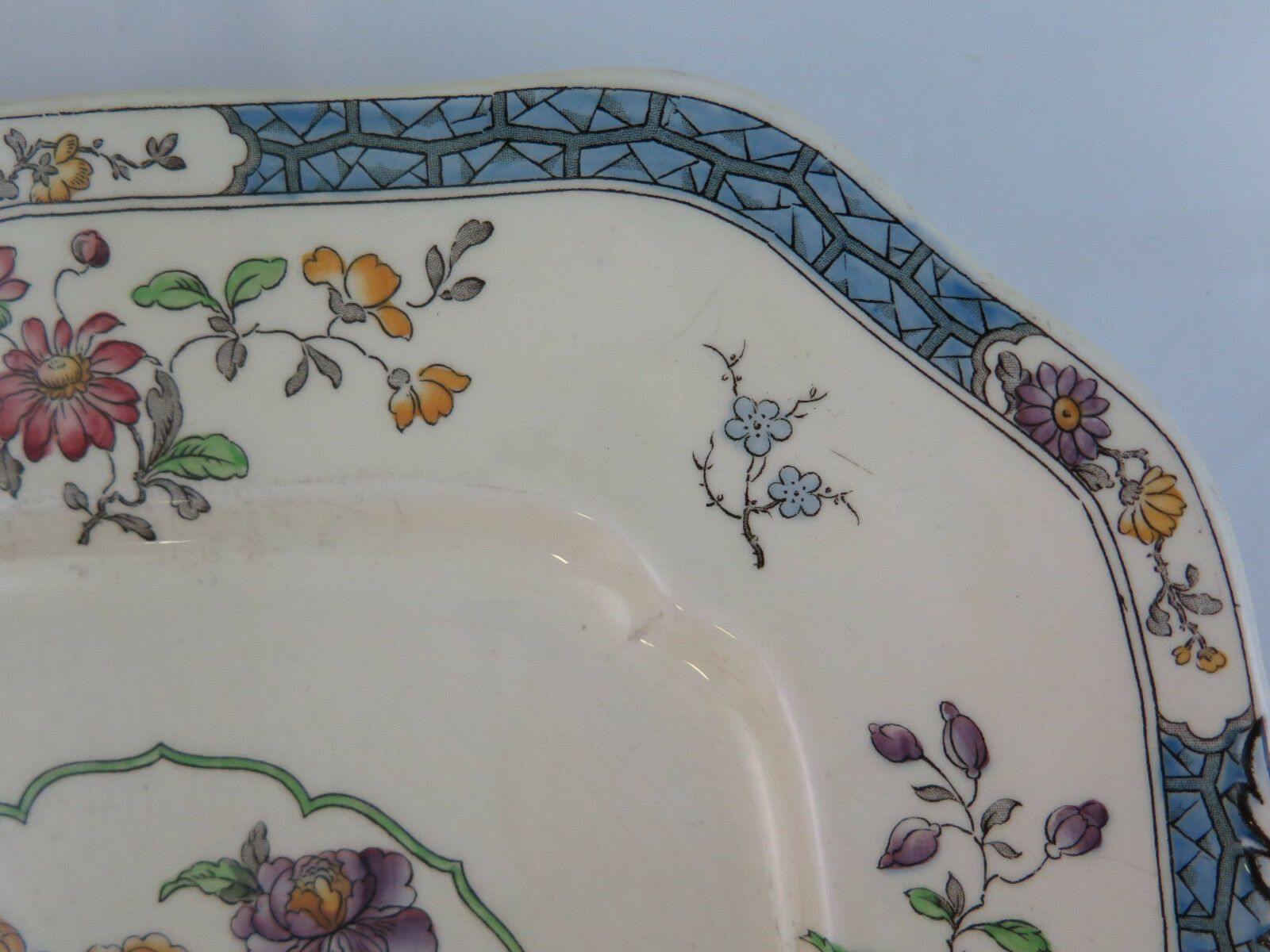 GRANDE PIATTO DA PORTATA IN CERAMICA SPODE'S ROYAL JASMINE COPELAND POTTERY R91 - Belbello Antiques