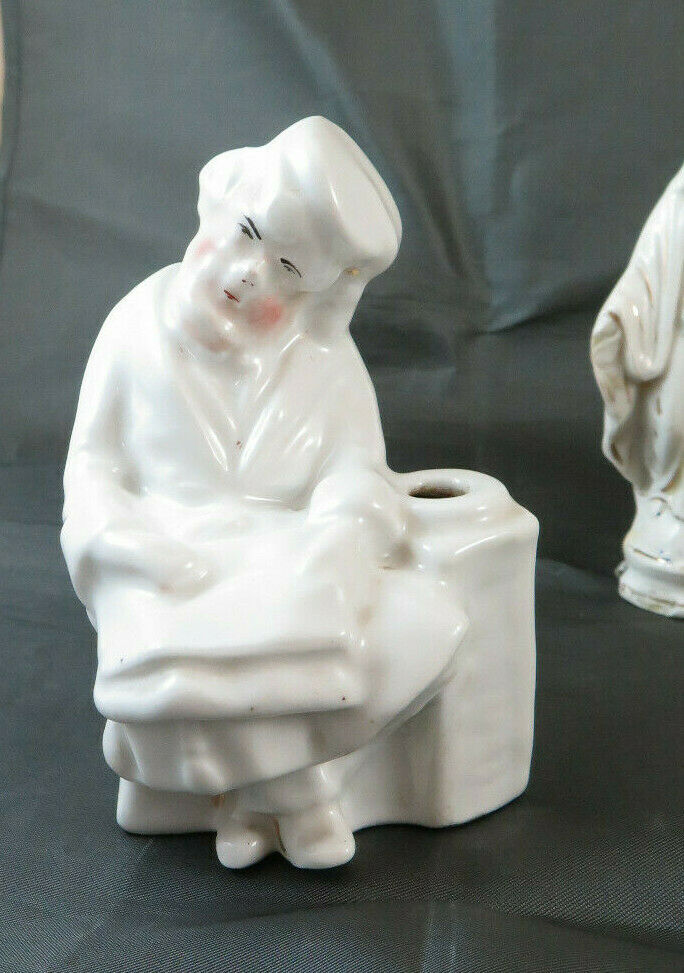 5 PORCELAIN FIGURINES OF VARIOUS KINDS AND SUBJECTS VINTAGE BM9 FIGURE 