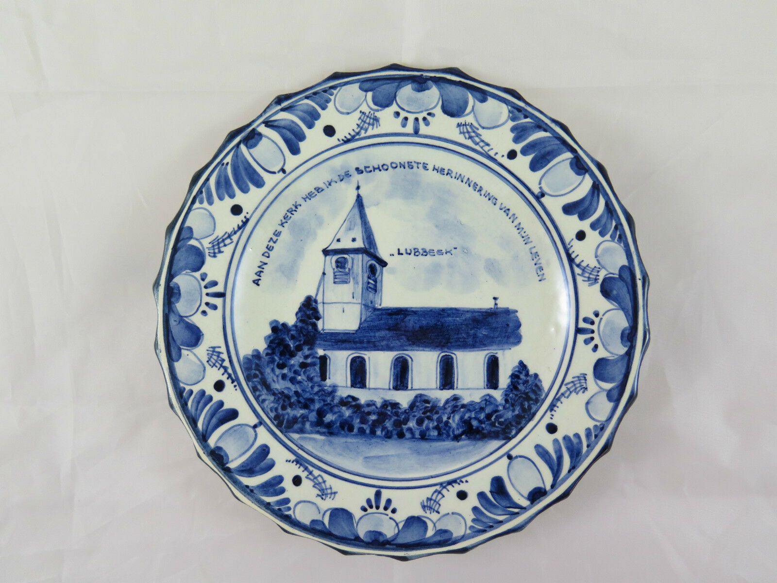 PIATTO IN CERAMICA DA COLLEZIONE DI LUBECCA GERMANIA CERAMIC Lübeck PLATE R32 - Belbello Antiques