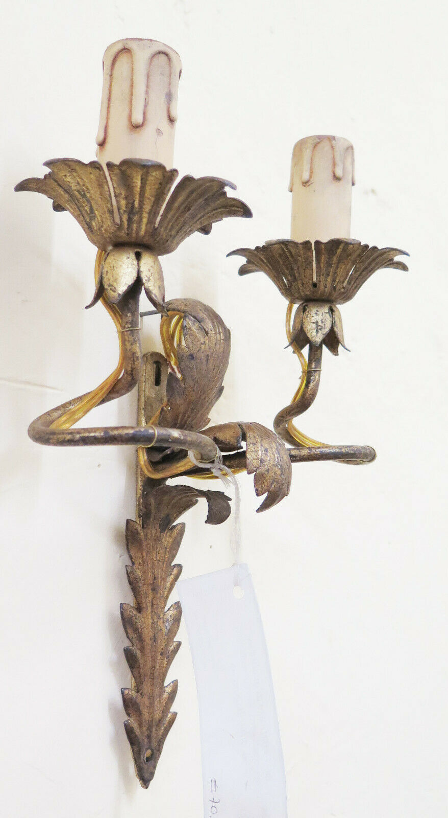 TWO LIGHT WALL LIGHT IN BRONZE BAROQUE STYLE HIGH QUALITY WALL LIGHT CH1