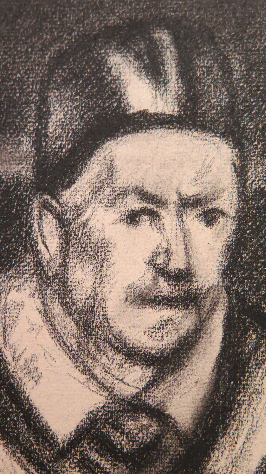 ANTIQUE DRAWING FROM THE Portrait of Innocent X BY Velázquez Pierre Duteurtre DUT BM53.1 