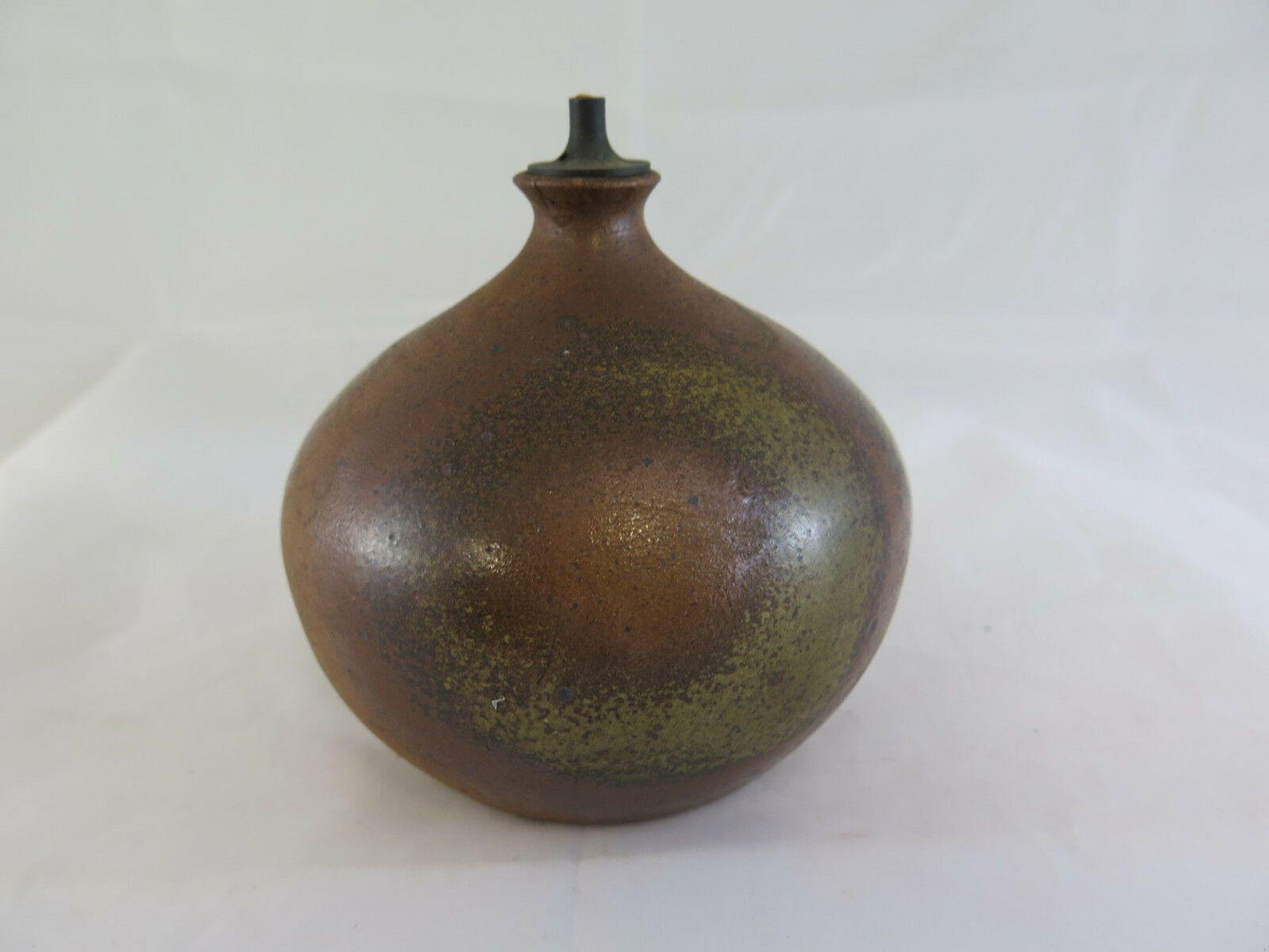 PICCOLO LUME A PETROLIO VINTAGE IN CERAMICA DANIMARCA SCANDINAVIA VASO R85 - Belbello Antiques