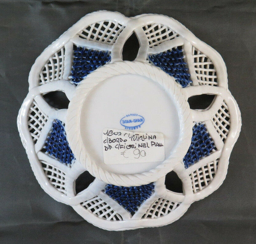 PORCELAIN CENTERPIECE VINTAGE MESH POCKET EMPTYER WITH FREE R127