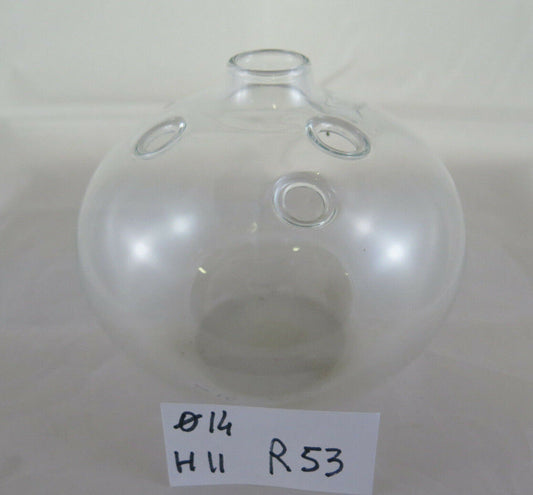 HOLMEGAARD MICHAEL BANG VASO IN VETRO VINTAGE GLASS VASE DANIMARCA ANNI 70 R53 - Belbello Antiques