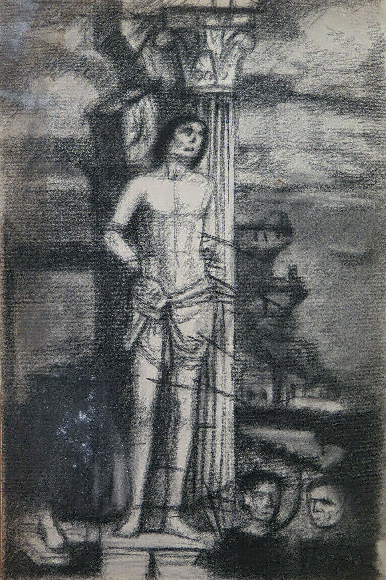 DISEGNO ANTICO DA San Sebastiano di Mantegna PARIGI Pierre Duteurtre DUT BM53.1