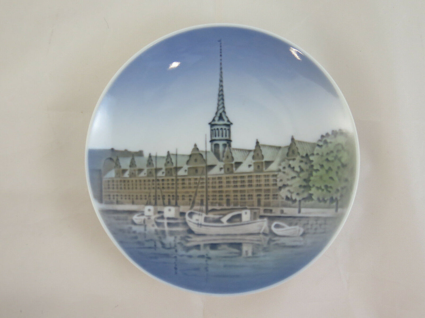 PIATTO ROYAL COPENHAGEN Børsen CERAMICA DANIMARCA VINTAGE CERAMIC PLATE  R69