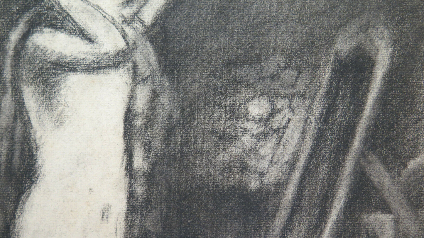 NUDO FEMMINILE GRANDE DISEGNO ANTICO ARTISTA Pierre Duteurtre detto DUT BM53.1