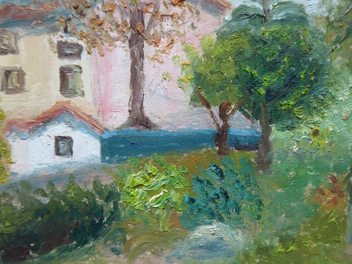 SMALL OIL PAINTING IN IMPRESSIONIST STYLE WORK SPANISH PAINTER MD2