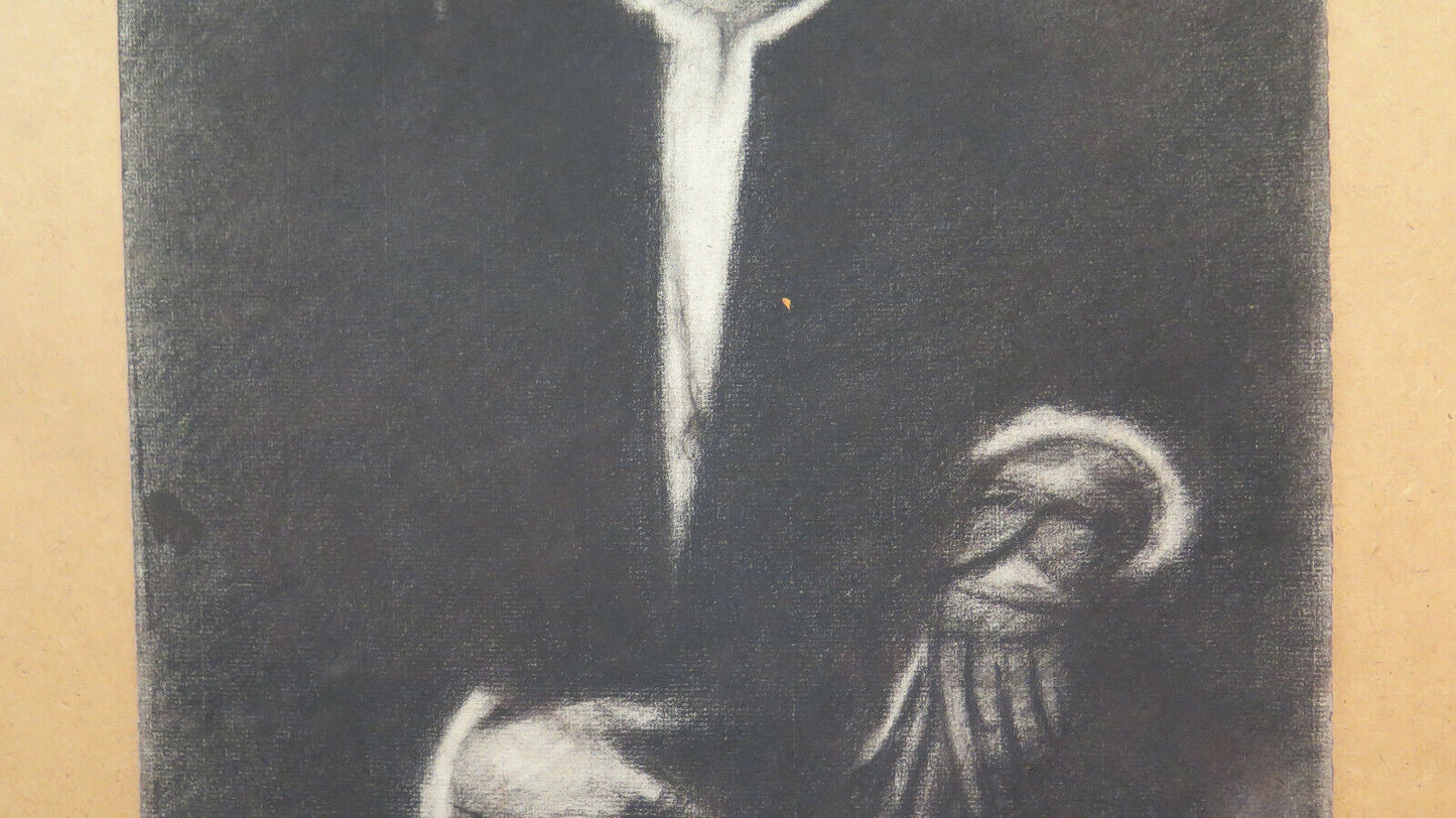 RITRATTO UOMO DISEGNO ANTICO GRANDE MISURA PITTORE Pierre Duteurtre DUT BM53.1