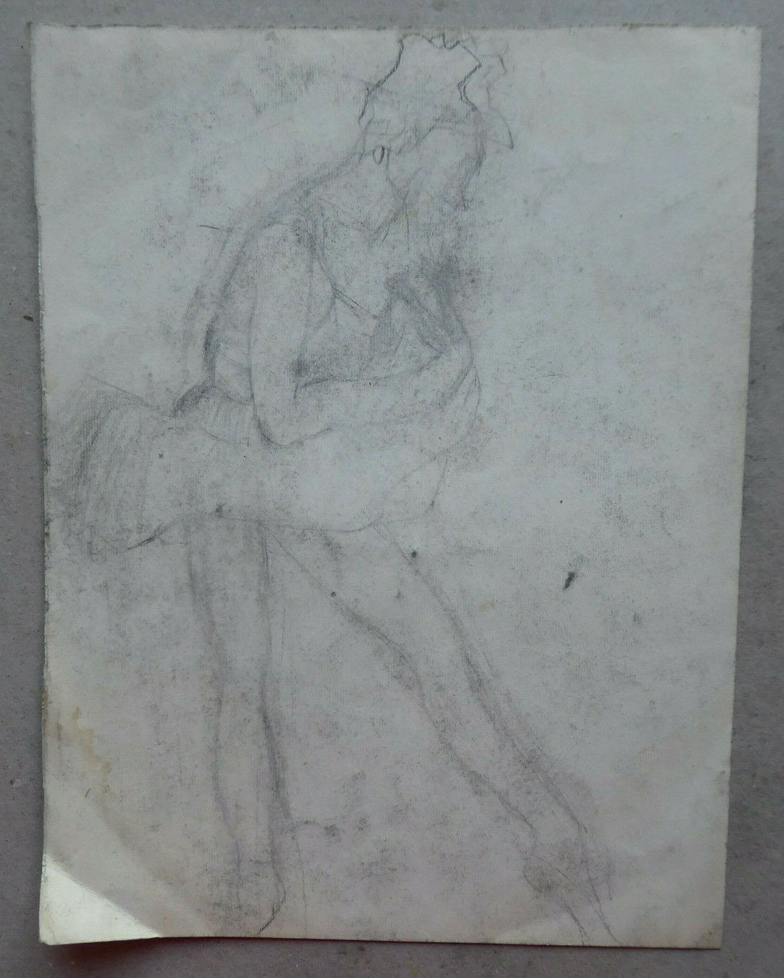 FIGURA DI BALLERINA CLASSICA VECCHIO DISEGNO DA COLLEZIONE SPAGNOLA MADRID MD10 - Belbello Antiques