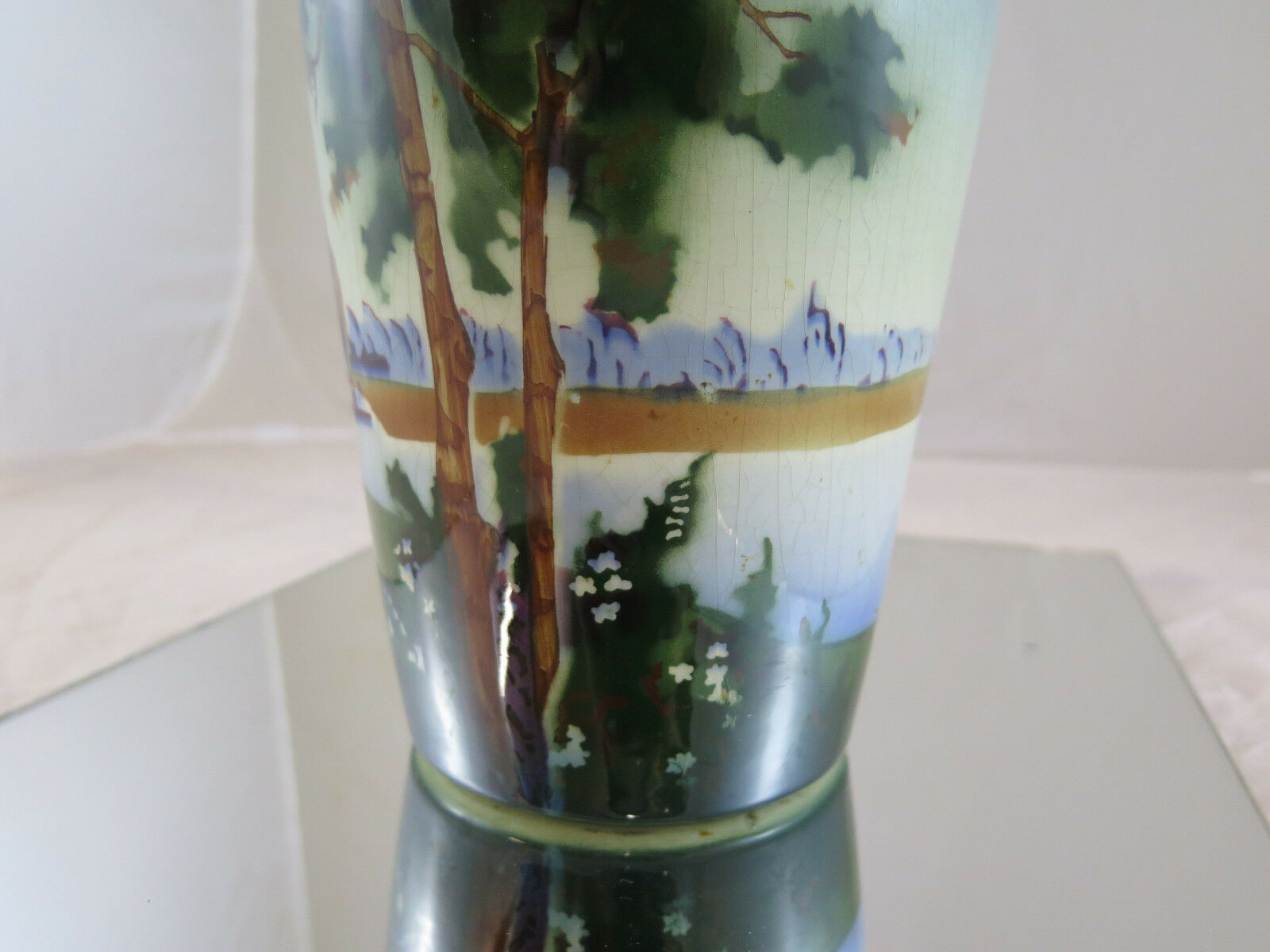 VASO IN PORCELLANA SVEZIA PRIMO NOVECENTO ANTICO PORCELAIN VASE SWEDEN r18 - Belbello Antiques