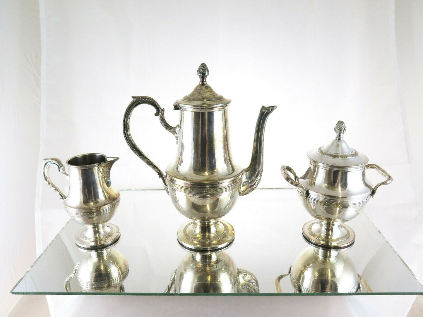 SHEFFIELD COFFEE SERVICE EARLY 1900s LIBERTY STYLE ART NOUVEAU ORIGINAL R40