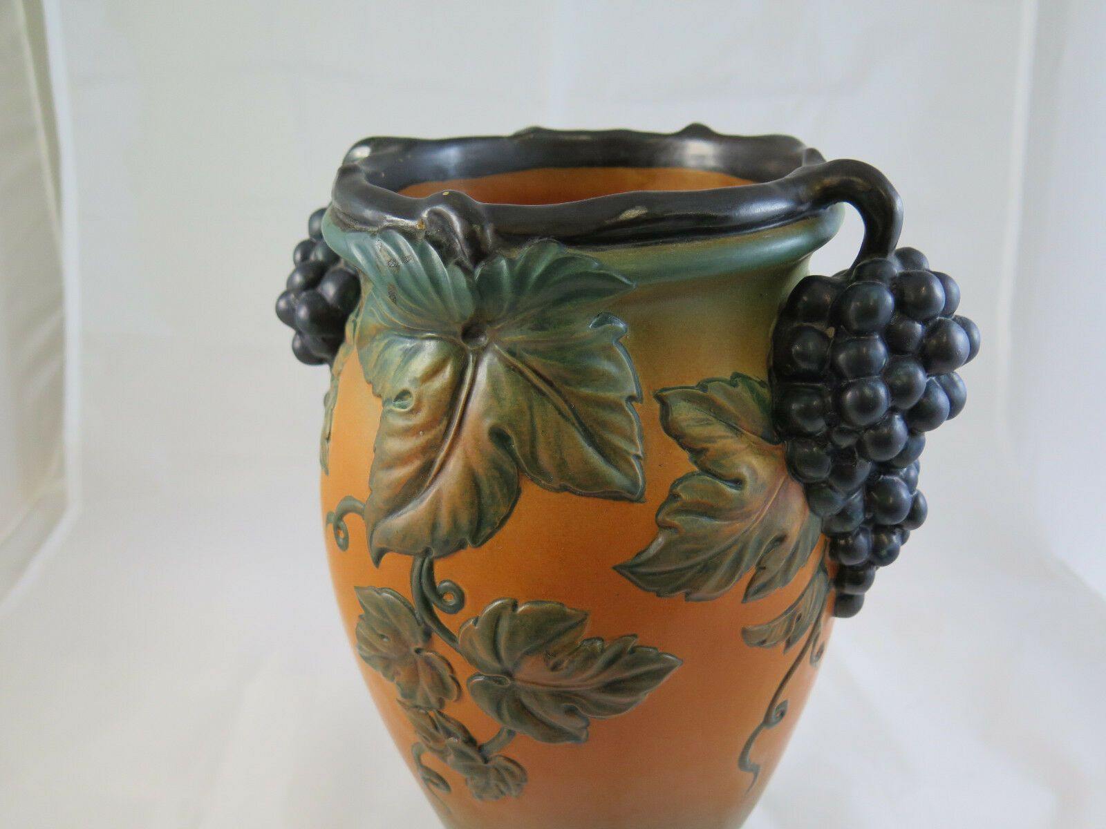 VASO IN CERAMICA VINTAGE P. IPSEN P&E POTTERY DENMARK VASE SCANDINAVIA R75 - Belbello Antiques