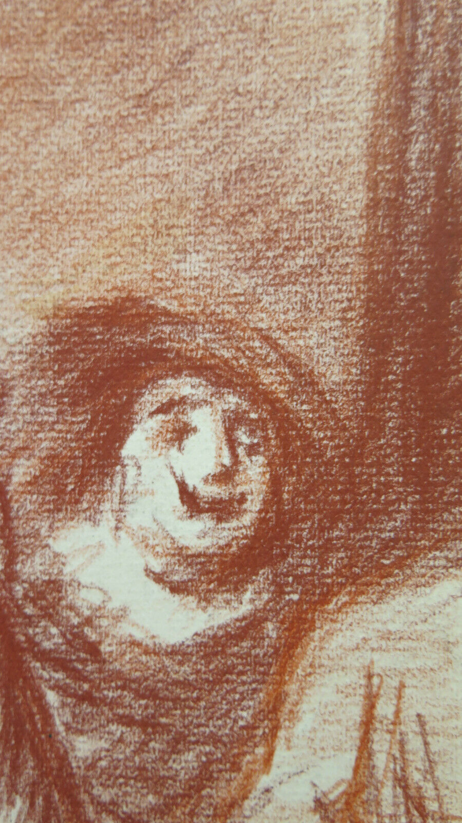 ANTICO DISEGNO A SANGUIGNA CON FIGURE FEMMINILI Pierre Duteurtre DUT BM53.1 C