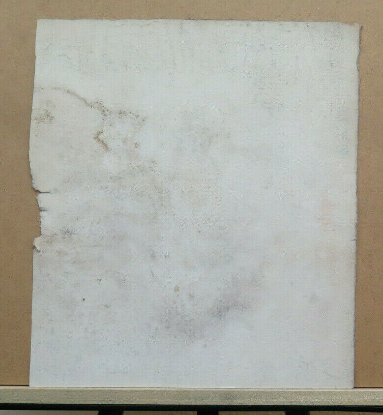 FRAGMENT OF AN ANCIENT DRAWING WORK BY FRENCH PAINTER Pierre Duteurtre DUT BM53.1