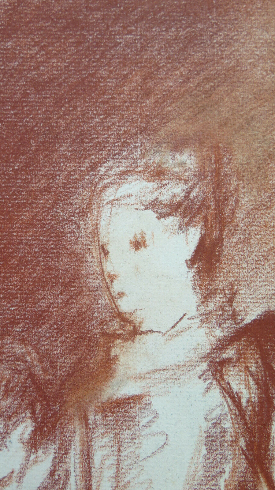 ANTICO DISEGNO A SANGUIGNA CON FIGURE FEMMINILI Pierre Duteurtre DUT BM53.1 C