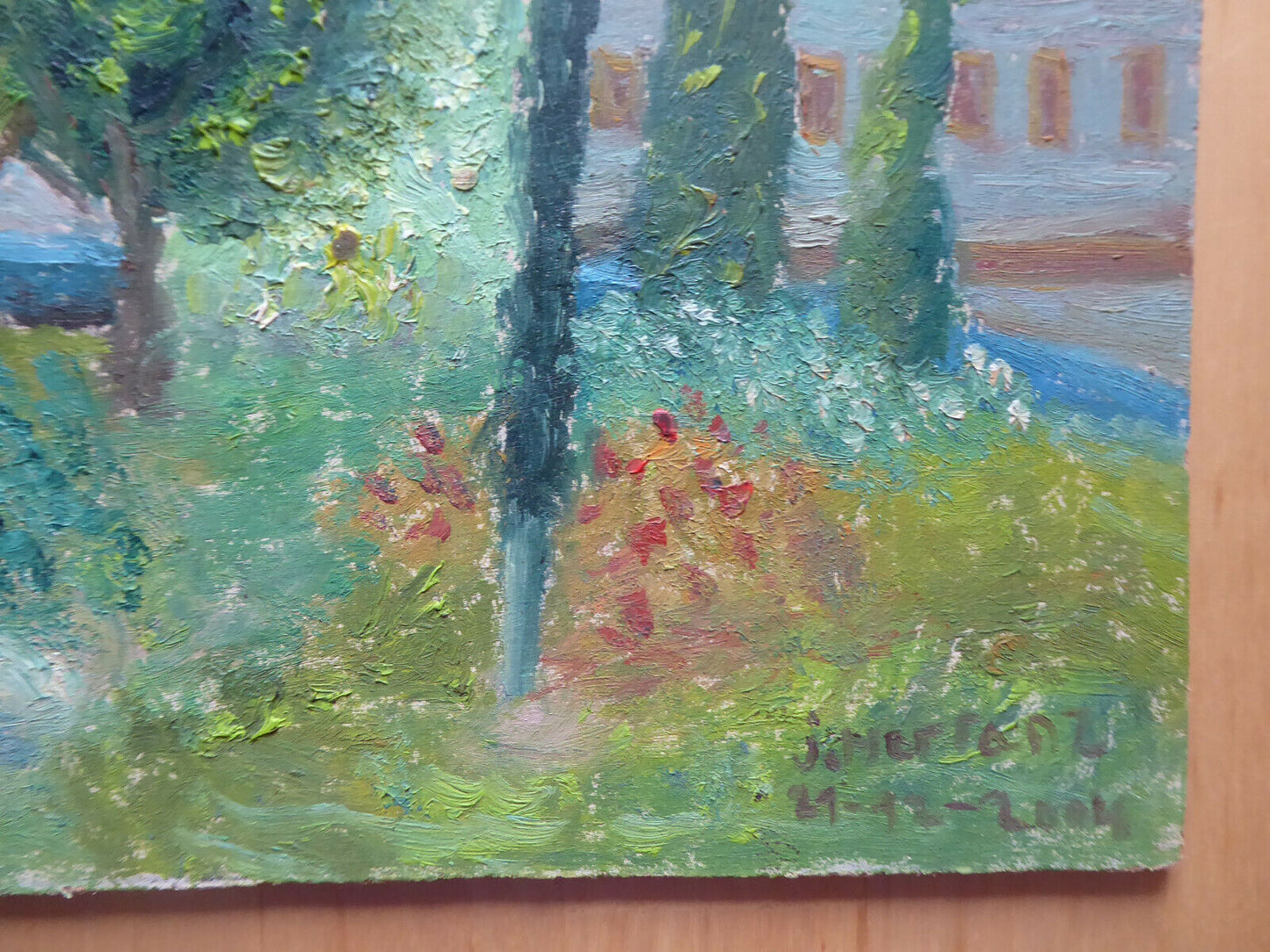 SMALL OIL PAINTING IN IMPRESSIONIST STYLE WORK SPANISH PAINTER MD2