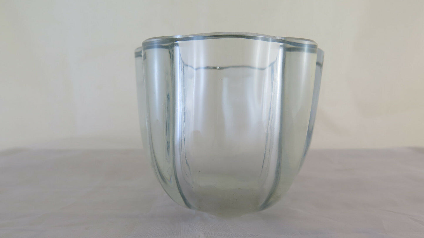 CENTROTAVOLA DI CRISTALLO VINTAGE COPPA CIOTOLA VINTAGE CRYSTAL BOWL R117