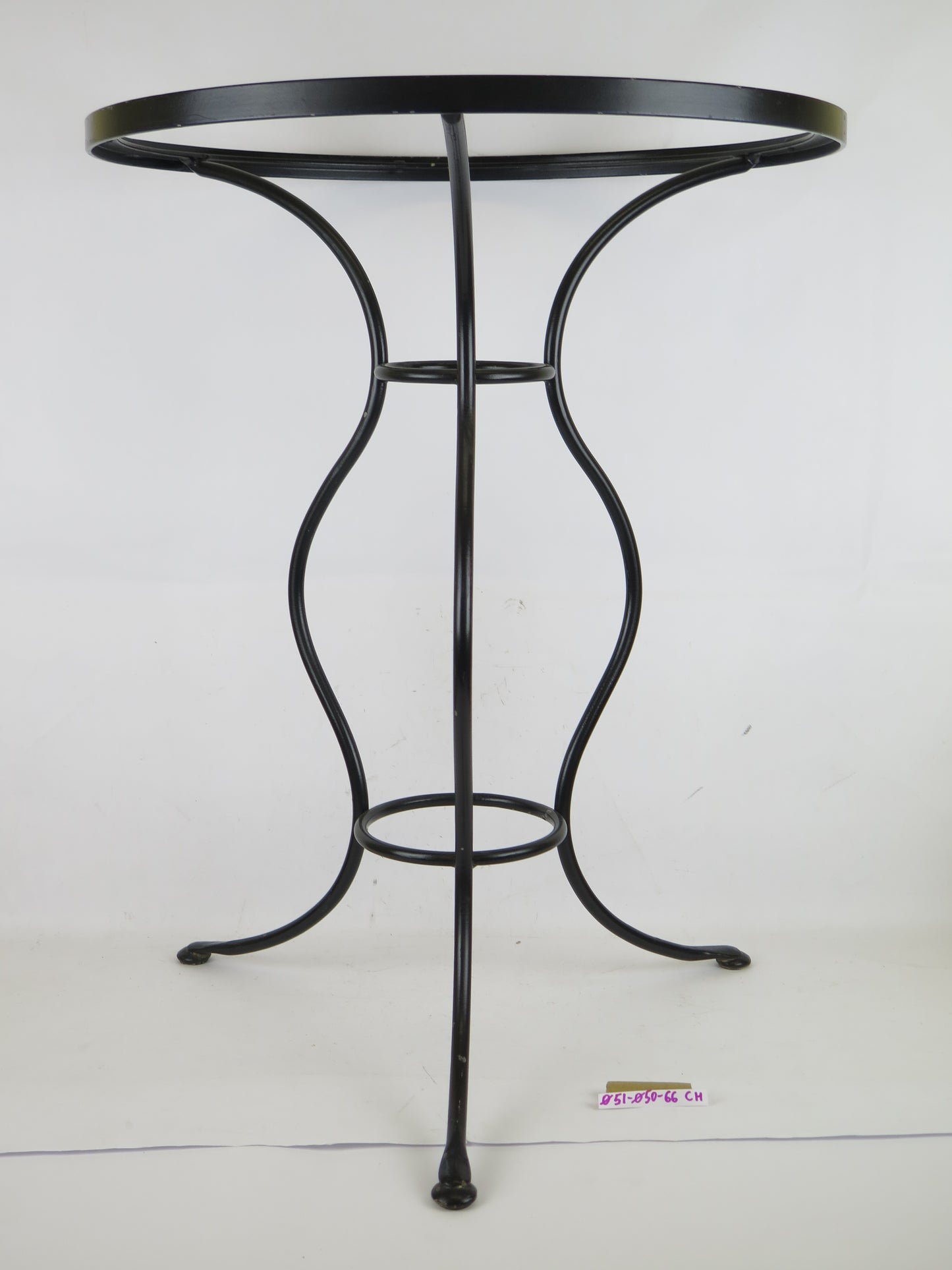 HIGH QUALITY HAND FORGED WROUGHT IRON TABLE VINTAGE ROUND CH