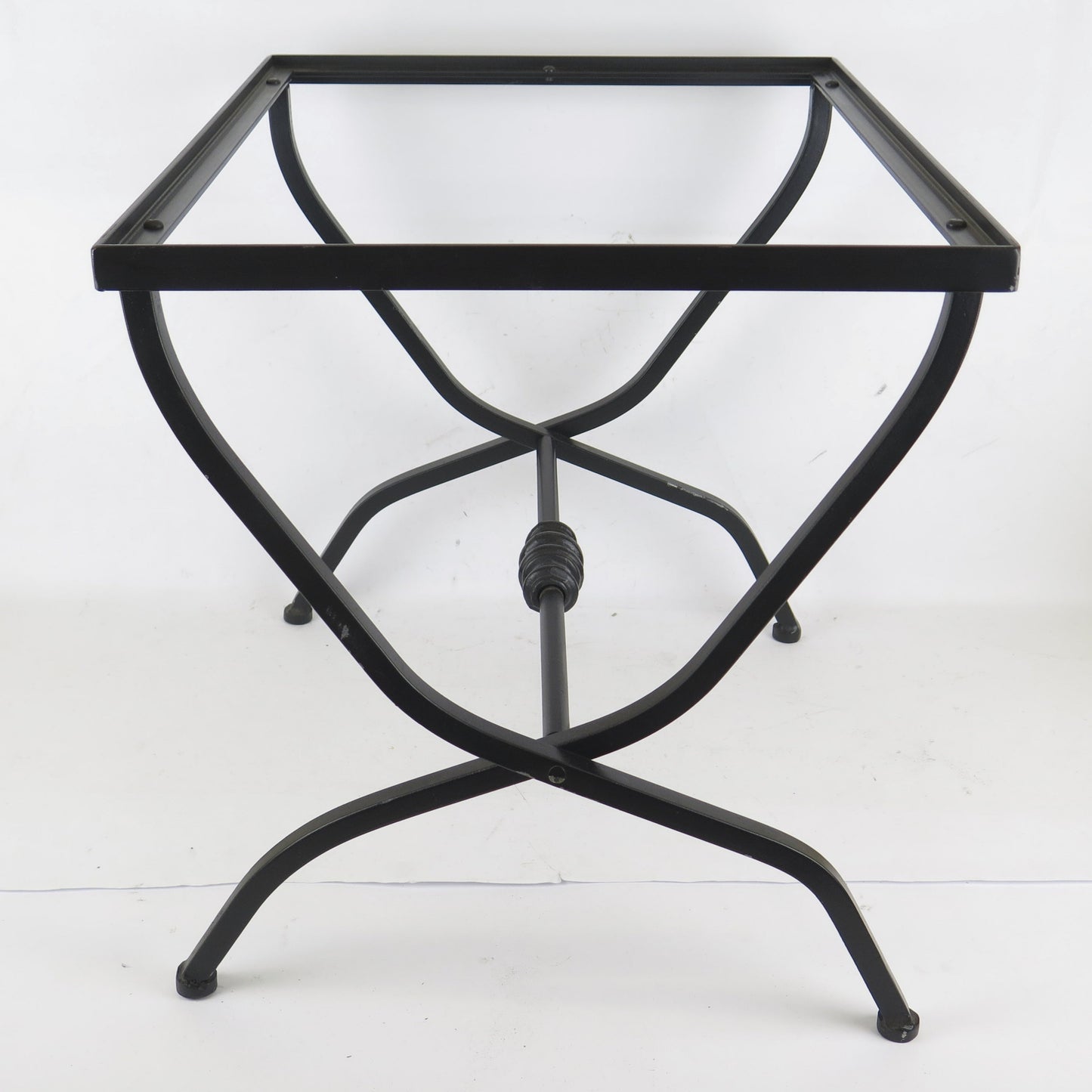 HIGH QUALITY HAND FORGED WROUGHT IRON TABLE VINTAGE LOW RECTANGULAR CH