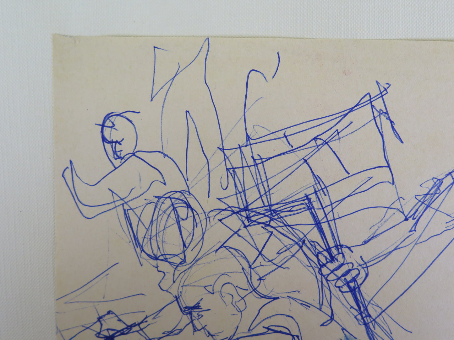 OLD DRAWING PEN ON PAPER SIGNED WORK BY THE MODENESE PAINTER PANCALDI P28.2