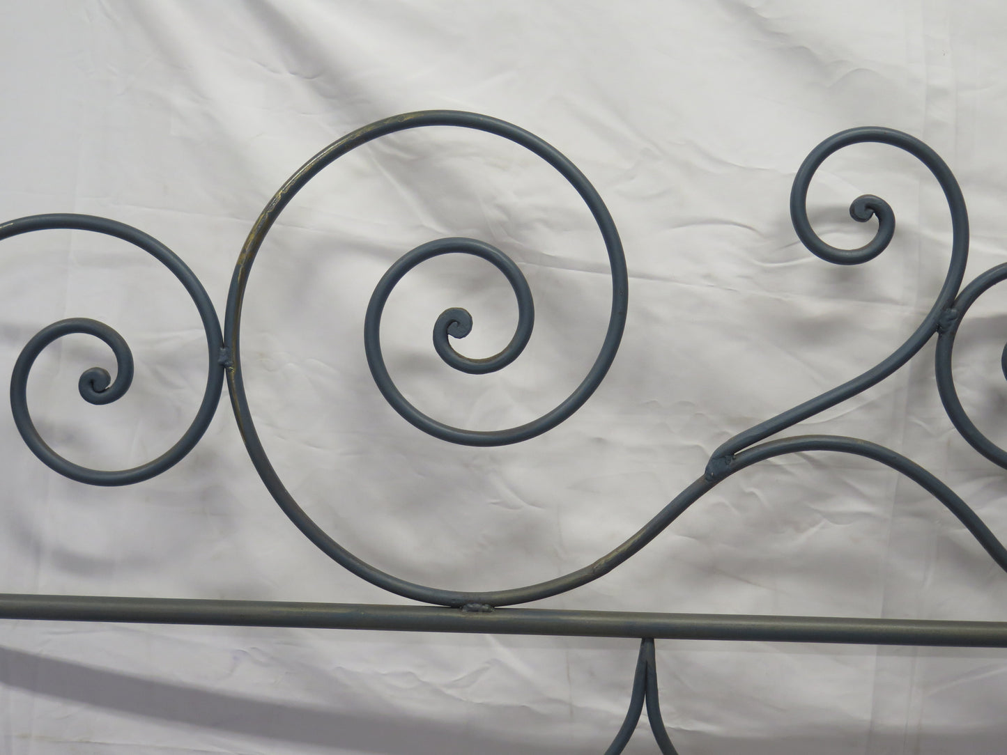 WROUGHT IRON HEADBOARD VINTAGE HEADBOARD FOR DOUBLE BED 62 CH