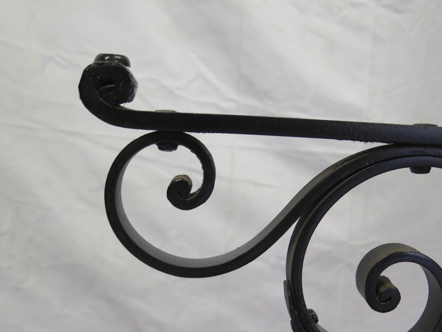 VINTAGE HANDMADE SQUARE WROUGHT IRON TABLE BASE MANUFACTURE ITALY CH