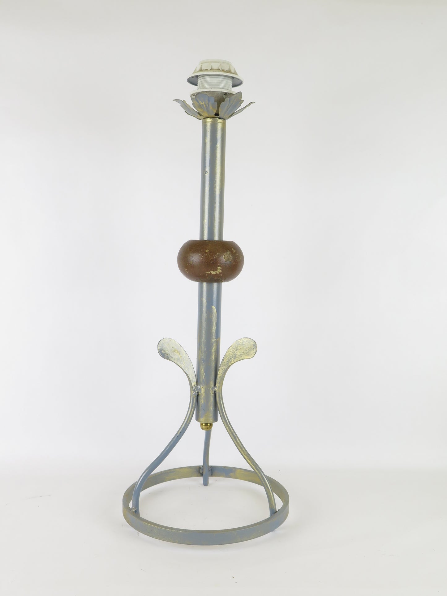 WROUGHT IRON LAMP MODERN VINTAGE DESIGN ABAT JOUR ABATJOUR CH1