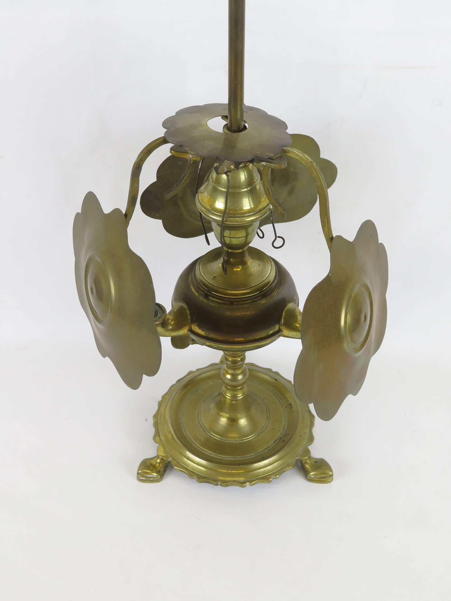 ANCIENT FLORENTINE OIL LAMP BRASS LAMP VS9
