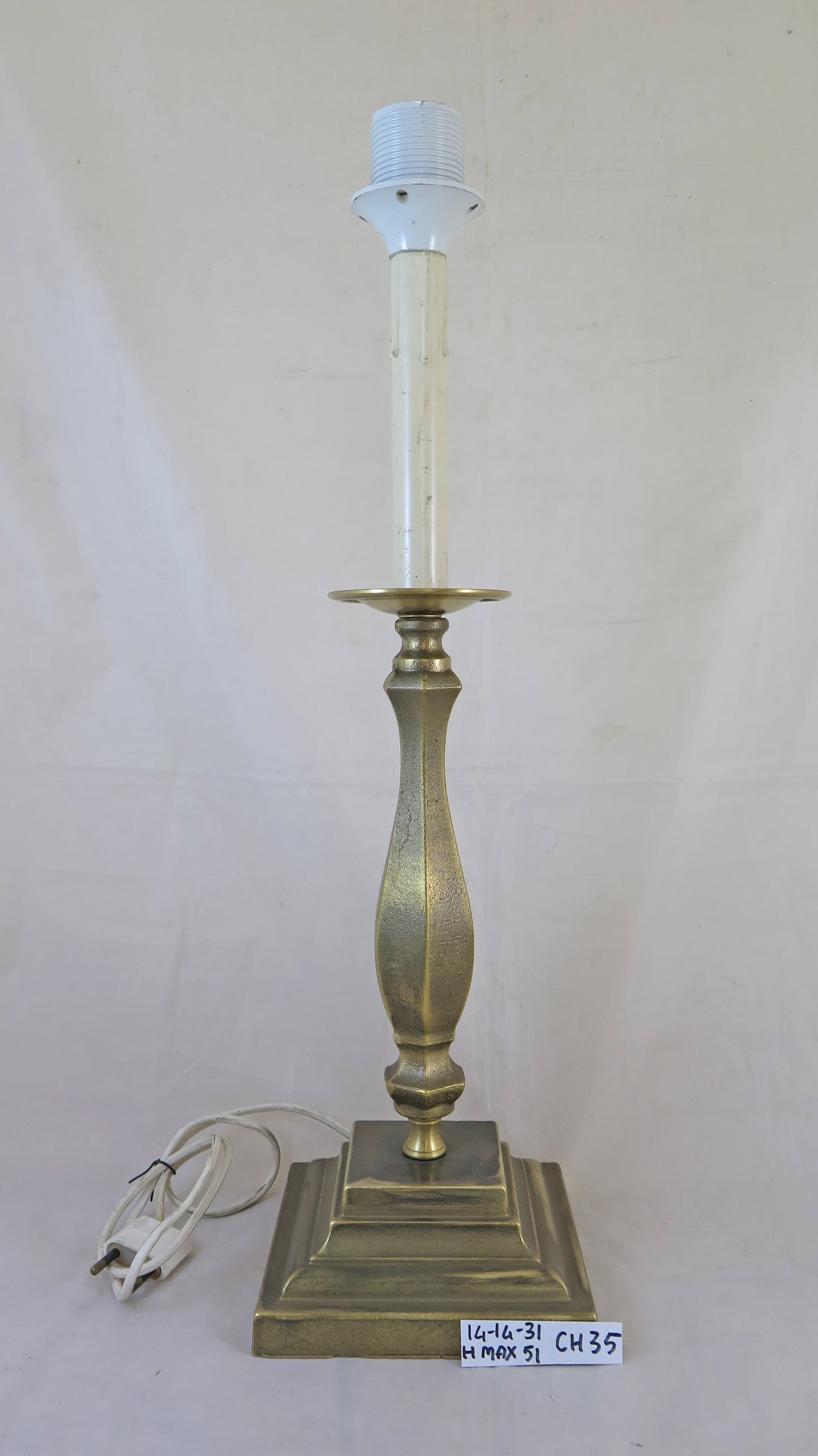 OLD BRONZE TABLE LAMP ABAT-JOUR HANDMADE BRONZE CH35