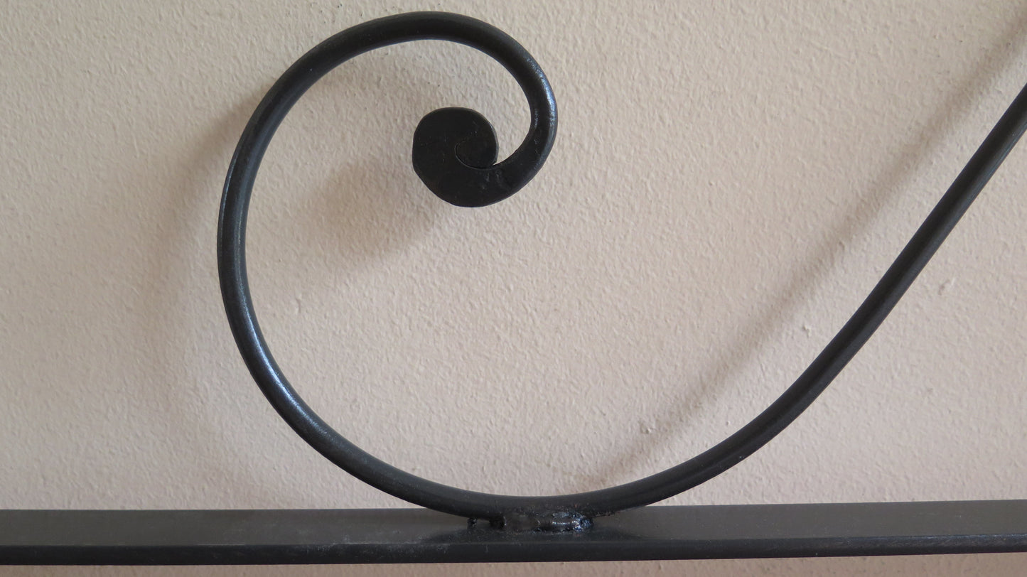 HAND FORGED WROUGHT IRON HEADBOARD FOR DOUBLE BED HEADBOARD 31 CH