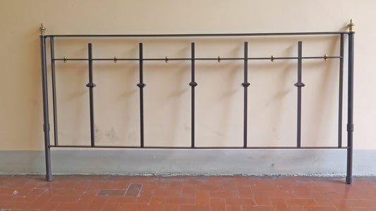 SIMPLE LINEAR WROUGHT IRON HEADBOARD FOR DOUBLE BED HEADBOARD 32 CH