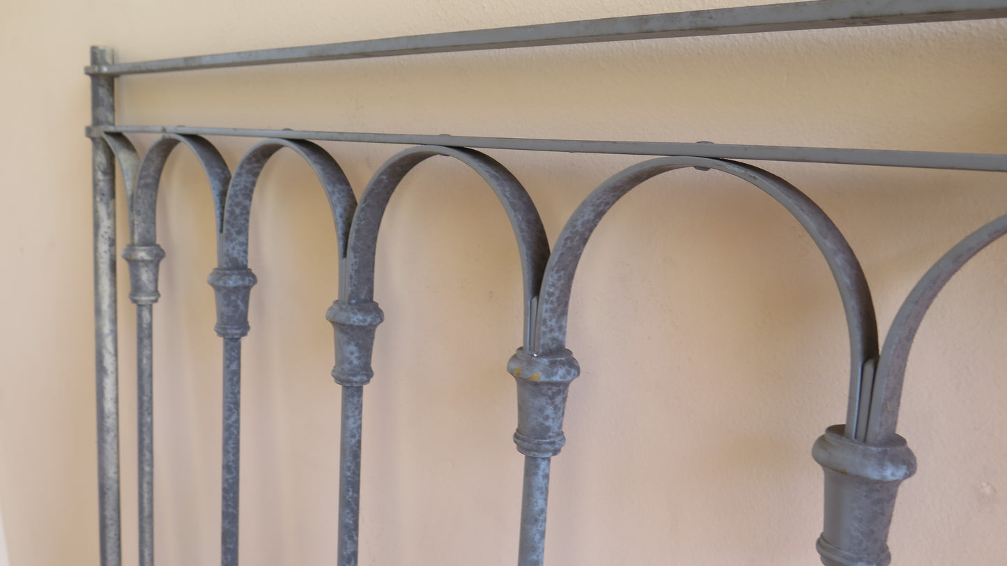 WROUGHT IRON HEADBOARD FOR DOUBLE BED HEADBOARD WITH ARCHES DECORATION 40 CH