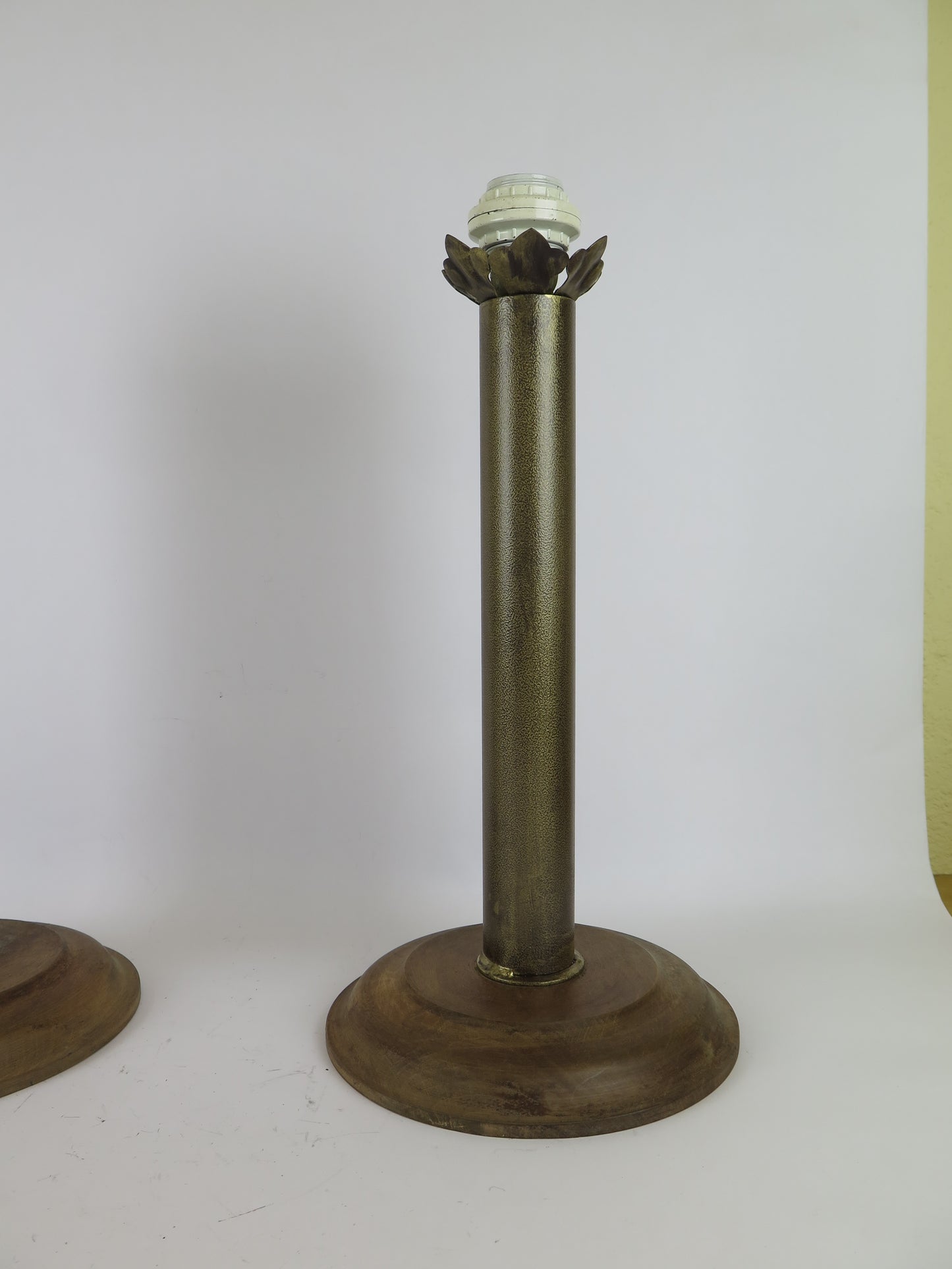 PAIR OF DESK LAMPS ABAT-JOUR VINTAGE DESIGN CH6 LAMP