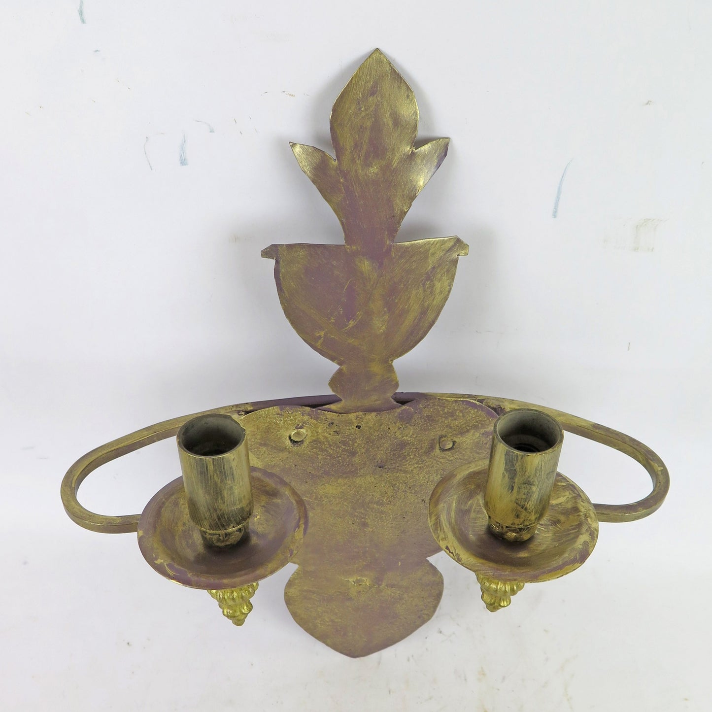 OLD WALL LIGHT IN WROUGHT IRON CLASSIC HANDMADE WALL LIGHT CH4