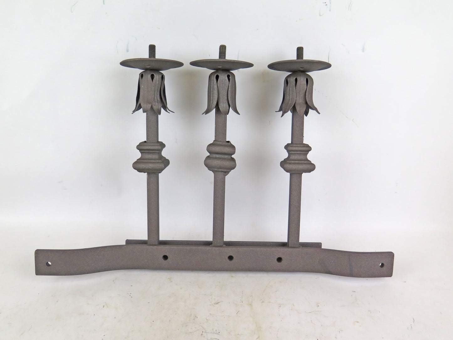 WALL LIGHT IN WROUGHT IRON VINTAGE HANDMADE WALL LAMP CH12