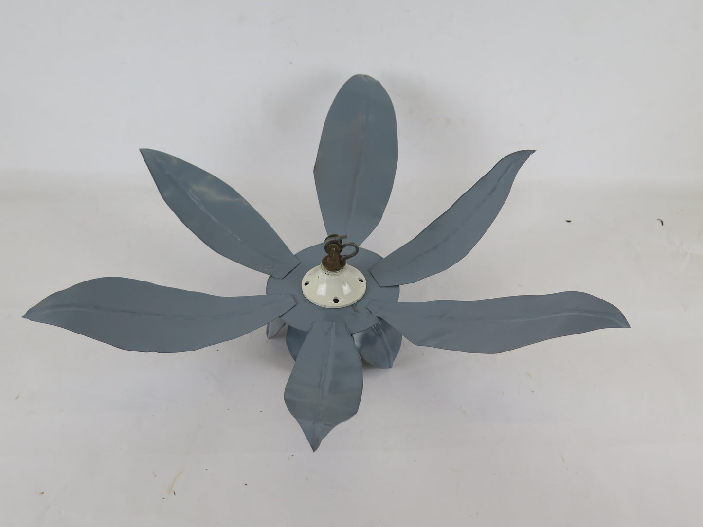 VINTAGE CEILING LIGHT APPLIQUE MAGNOLIA FLOWER SHAPE WROUGHT IRON CHANDELIER CH19