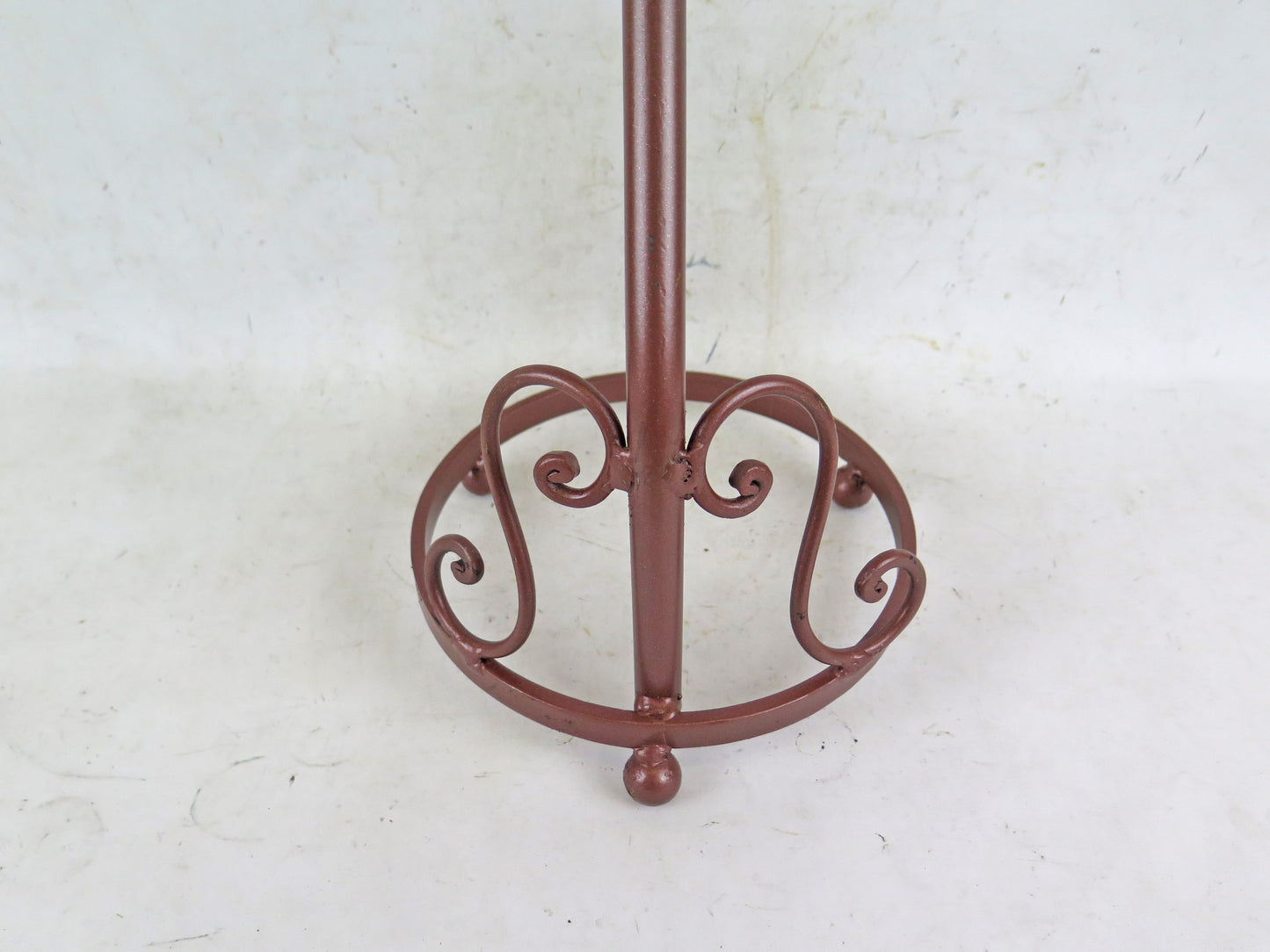 ABAT-JOUR DESK LAMP VINTAGE WROUGHT IRON TABLE LIGHT CH35