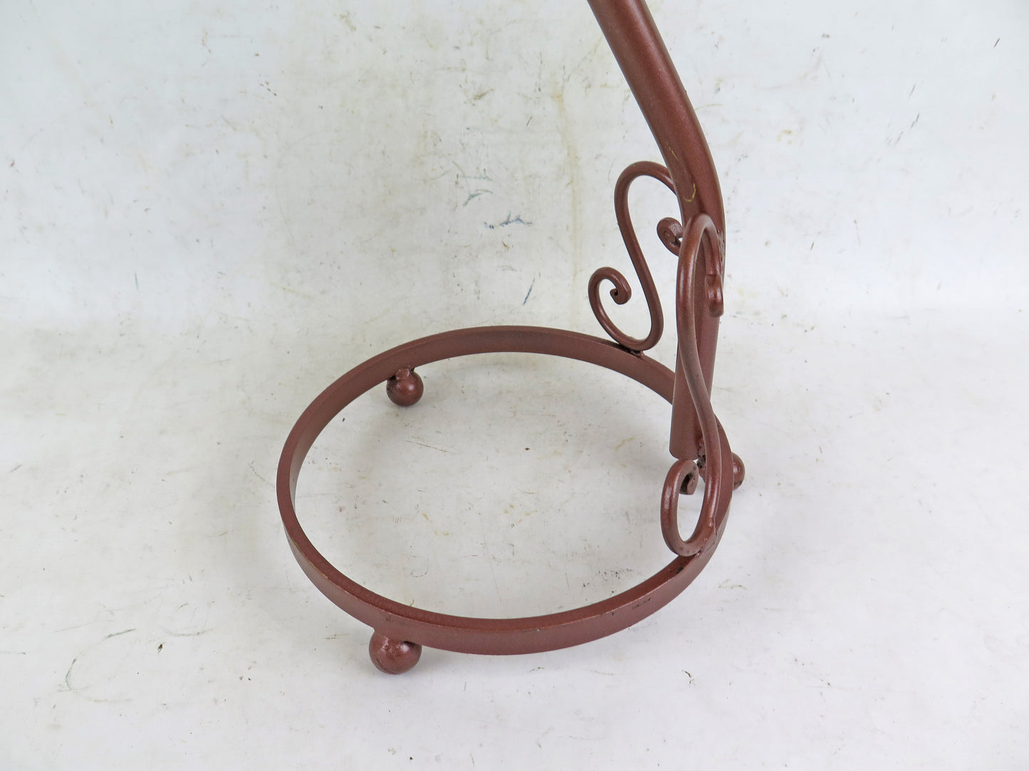 ABAT-JOUR DESK LAMP VINTAGE WROUGHT IRON TABLE LIGHT CH35